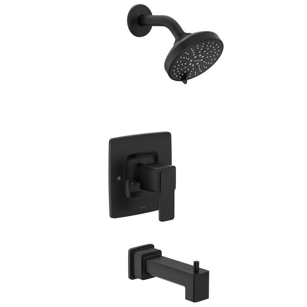 Single Handle Multi Function Bathtub & Shower Faucet in Matte Black (Trim Only) 