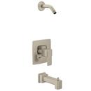 BRUSHED NICKEL POSI-TEMP TUB/SHOWER 