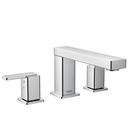 CHROME TWO-HANDLE NON DIVERTER ROMAN TUB FAUCET 