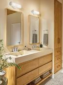 CHROME ONE GLOBE BATH LIGHT 