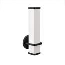 MATTE BLACK ONE GLOBE BATH LIGHT 