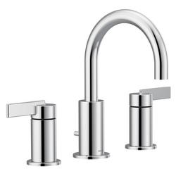 Two Handle Widespread Bathroom Sink Faucet in Chrome
