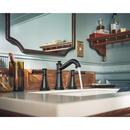 MATTE BLACK TWO-HANDLE HIGH ARC BATHROOM FAUCET 