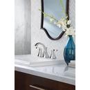 CHROME TWO-HANDLE HIGH ARC BATHROOM FAUCET 