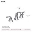 Two Handle Widespread Bathroom Sink Faucet in Oil Rubbed Bronze 