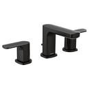 MATTE BLACK TWO-HANDLE HIGH ARC BATHROOM FAUCET