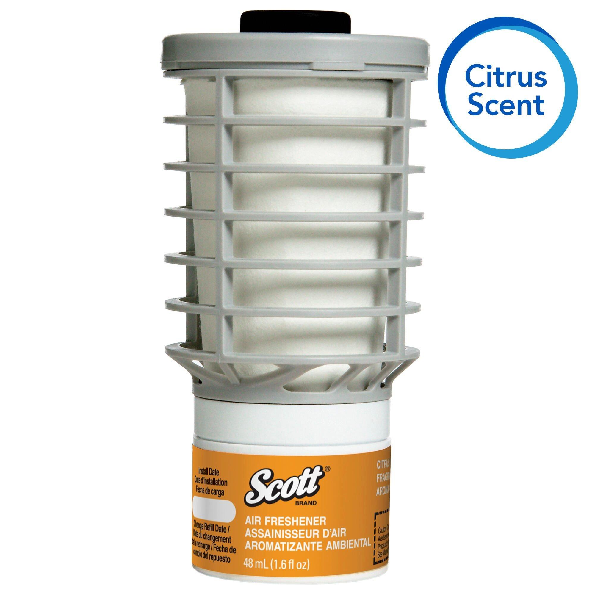 Continuous Air Freshener, Citrus Scent 6 Refills/Case 
