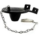Closet Flapper with Chain for 2 in. Flush Valves Black Rubber