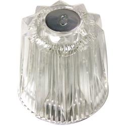 Acrylic Cold Knob Tub & Shower Faucet Handles in Clear