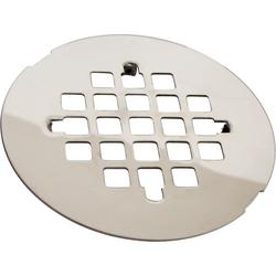 5-1/2 in. Threaded Stainless Steel Shower Drain