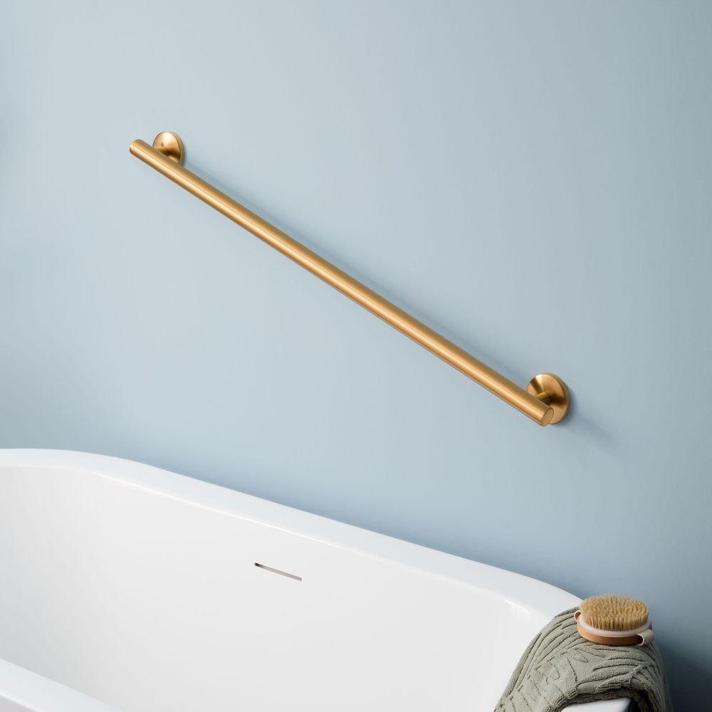 36 in. Grab Bar in Brushed Gold 