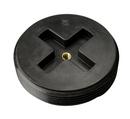 Sioux Chief Black MPT Plastic Slotted Countersunk Cleanout Plug 