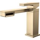 Single Handle Monoblock Bathroom Sink Faucet in Luxe Gold 