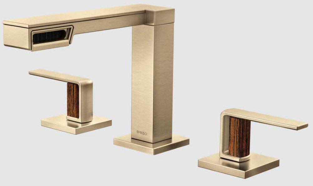 BRIZO FRANK LLOYD WRIGHT WIDESPREAD LAVATORY FAUCET - LESS HANDLES 