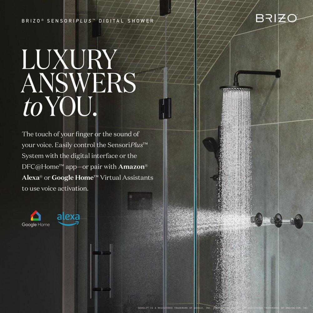 SensoriPlus Digital Thermostatic 6-Port Shower Rough 