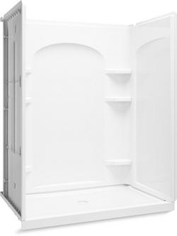 60 x 34 in. Vikrell&reg; Shower Unit in White