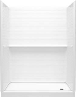 60 x 30 in. Vikrell&reg; Shower Unit in White
