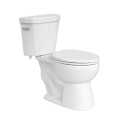 1.28 gpf Standard Height Round Two Piece Toilet in White with 10 in. Rough-In