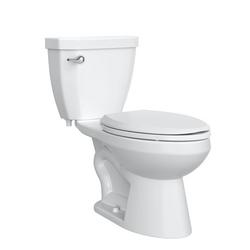 1.28 gpf Standard Height Elongated Two Piece Toilet in White with 10 in. Rough-In