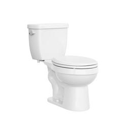1.28 gpf Comfort Height Elongated Two Piece Toilet in White with 10 in. Rough-In