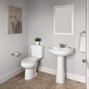 24 x 20 in. Rectangular Pedestal Sink with Base in Biscuit 