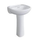 20 x 18 in. Rectangular Pedestal Sink with Base in White 
