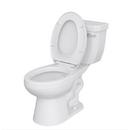 1.28 gpf Standard Height Elongated Two Piece Toilet in White with 12 in. Rough-In and Flush Guard 