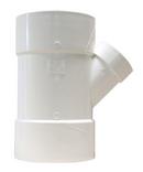 Multi-Fittings Corporation White Hub PVC DWV Wye (Fabricated) 