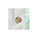 660 Deadbolt Keyed One Side with Smartkey Security and Microban in Antique Brass 