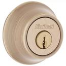660 DEADBOLT KEYED ONE SIDE FEATURING SMARTKEY SECURITY IN ANTIQUE BRASS FEATURING MICROBAN