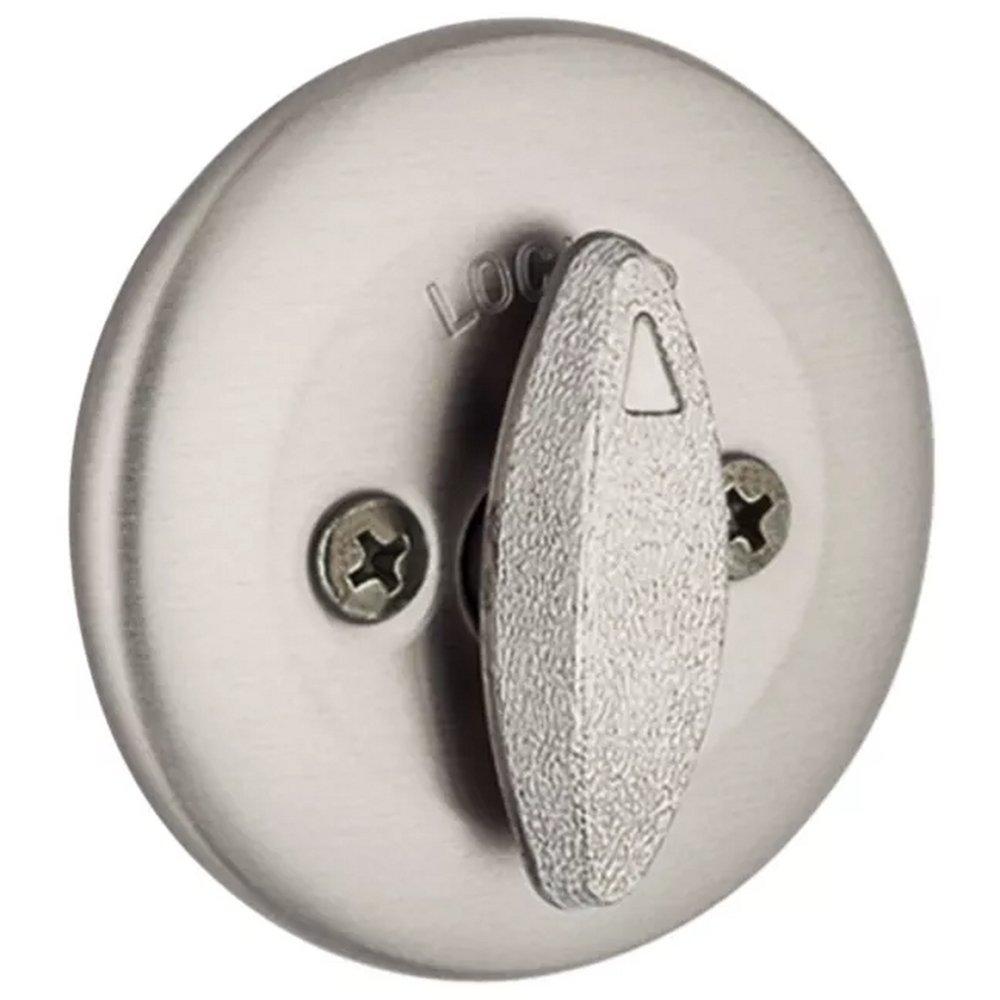 660 DEADBOLT KEYED ONE SIDE IN SATIN NICKEL 