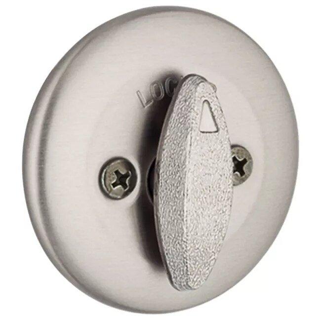 660 Deadbolt Keyed One Side In Satin Nickel 