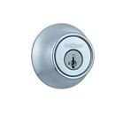660 Deadbolt Keyed One Side Featuring Smartkey Security In Satin Chrome 