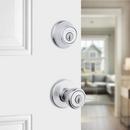 KWIKSET TYLO KEYED ENTRY KNOB AND SINGLE CYLINDER DEADBOLT WITH SMARTKEY COMBO PACK SATIN CHROME 