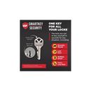 KWIKSET TYLO KEYED ENTRY KNOB AND SINGLE CYLINDER DEADBOLT WITH SMARTKEY COMBO PACK SATIN CHROME 