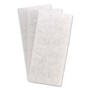 4.62 x 10 in. White Heavy Duty Utility Pad (Case of 10) 
