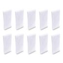 4.62 x 10 in. White Heavy Duty Utility Pad (Case of 10) 