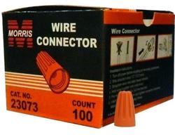 P3 Orange Wire Conn - Box of 100