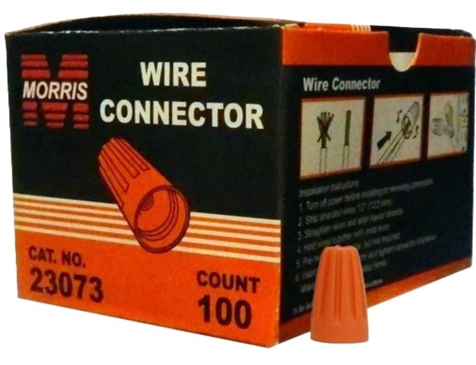 P3 Orange Wire Conn - Box of 100 