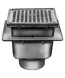 Jay R. Smith No Hub Cast Iron Nickel Bronze General Purpose Drain 