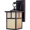 100 W 1-Light Medium Lantern in Burnished