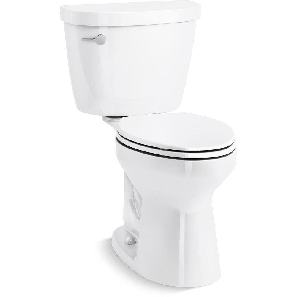 1.28 gpf Elongated Two Piece Toilet in White 
