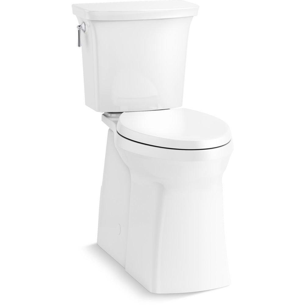 1.28 gpf Elongated Two Piece Toilet in White 
