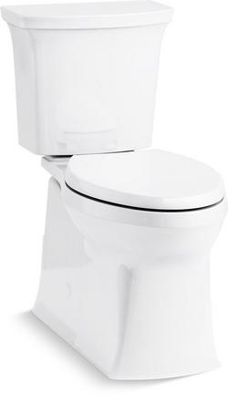 1.28 gpf Elongated Two Piece Toilet in White