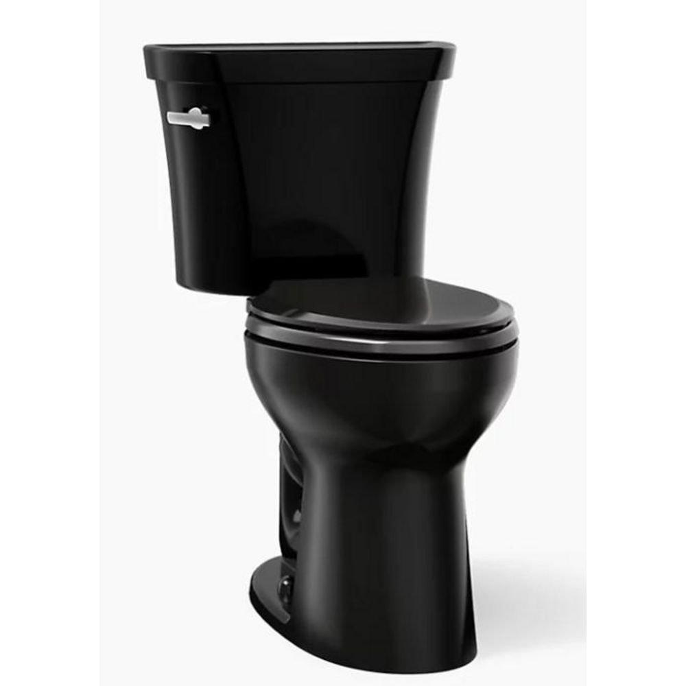 Revolution 360&reg; 1.6 gpf Elongated Two Piece Toilet in Black Black&trade; 