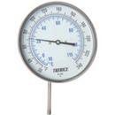 5" Bi-Metal 0-100 Deg F Adjustable Angle Thermometer with 6" Stem and 1/2" NPT 