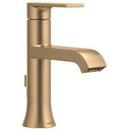 Single Handle Monoblock Bathroom Sink Faucet in Bronzed Gold 