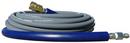 Pressure-Pro 100-Foot (3/8") 4200 PSI Gray Non-Marking High Pressure Hose w/ Quick Connectors (Hot / Cold Water) 