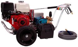 Pressure-Pro Eagle II 4000 PSI (Gas - Cold Water) Belt-Drive Aluminum Frame Pressure Washer w/ CAT Pump & Electric Start Honda GX390 Engine