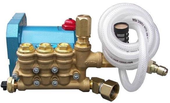 Fully Plumbed CAT 3000 PSI 2.7 GPM (3/4 in. Shaft) Triplex Pressure Washer Pump with Plumbing Kit 